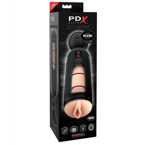 PDX Elite Vibrating Mega Milker Stroker - Dolls & Masturbators