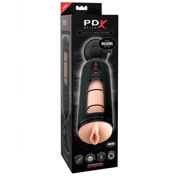PDX Elite Vibrating Mega Milker Stroker - Dolls & Masturbators
