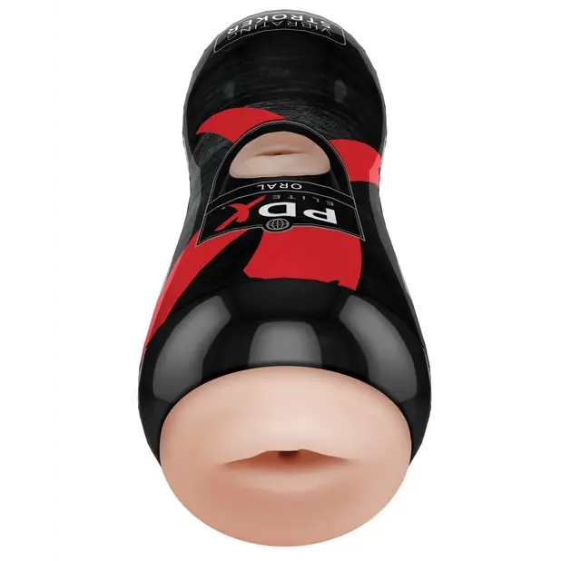 PDX Elite Vibrating Stroker - Oral - Dolls & Masturbators