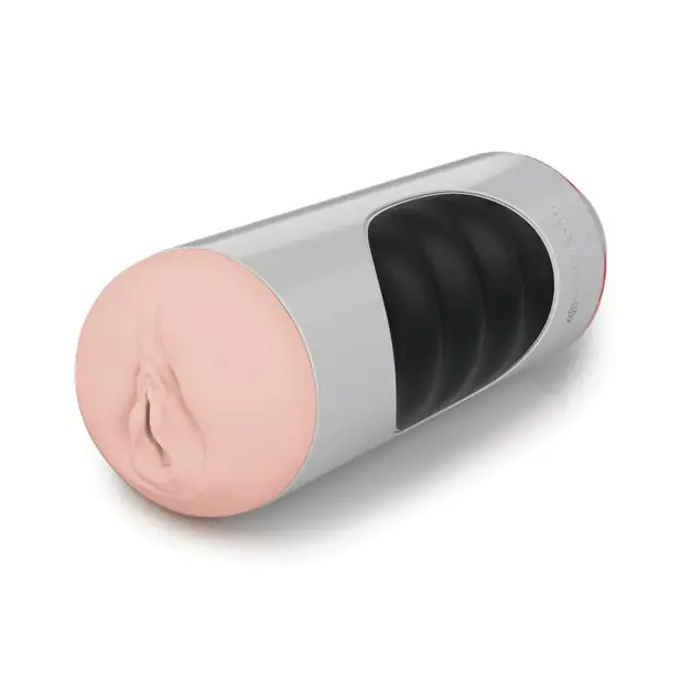 PDX Extreme Mega Grip Squeezable Vibrating Strokers - Pussy - Dolls & Masturbators