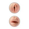 PDX Extreme Tight Grip Dual Density Squeezable Strokers - Pussy & Mouth - Dolls & Masturbators