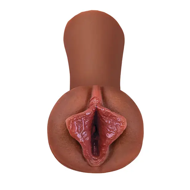 PDX Extreme Wet Pussies Luscious Lips - Brown - Dolls & Masturbators