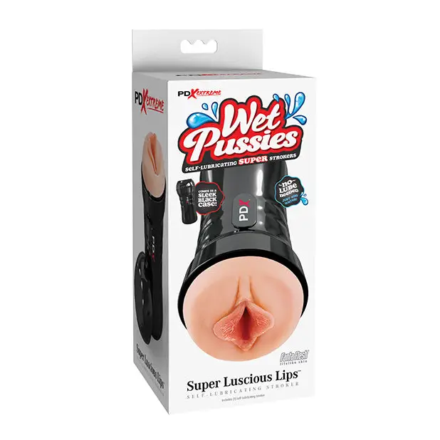 PDX Extreme Wet Pussies Super Luscious Lips Stroker - Light