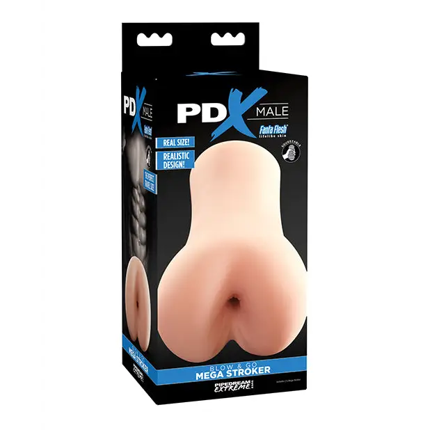 PDX Male Blow & Go Mega Stroker - Flesh - Gay & Lesbian Products