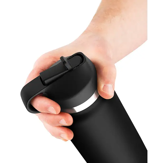 PDX Plus Fap Flask Thrill Seeker Stroker - Frosted/Black - Dolls & Masturbators