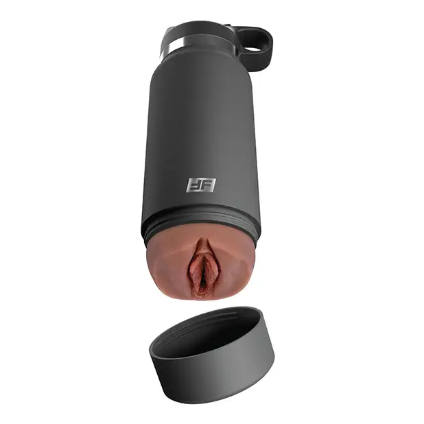 PDX Plus Fuck Flask Secret Delight Stroker - Brown/Grey - Dolls & Masturbators