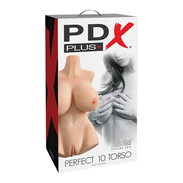 PDX Plus Perfect 10 Torso - Ivory - Dolls & Masturbators