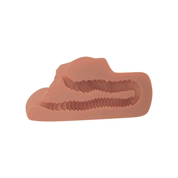 PDX Plus Perfect Pussy Double Stroker - Tan - Dolls & Masturbators