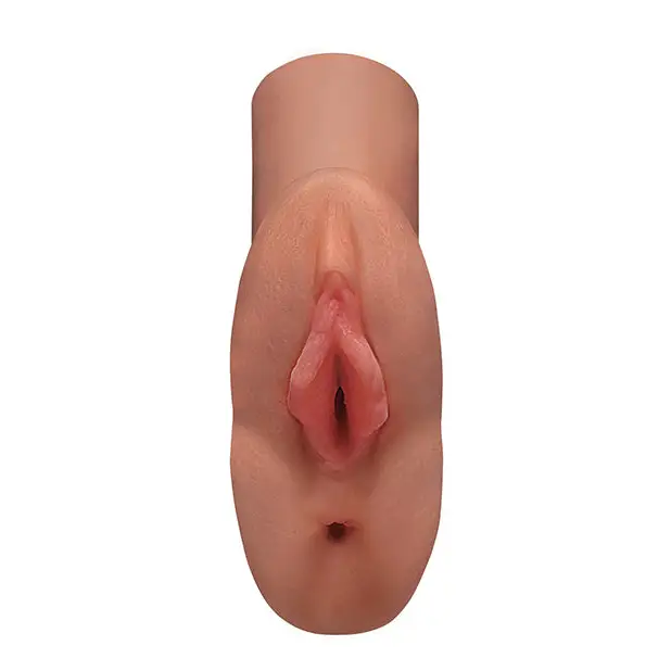 PDX Plus Perfect Pussy Double Stroker - Tan - Dolls & Masturbators