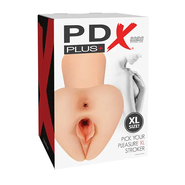 PDX Plus Pick Your Pleasure Pussy Stroker - XL Light
