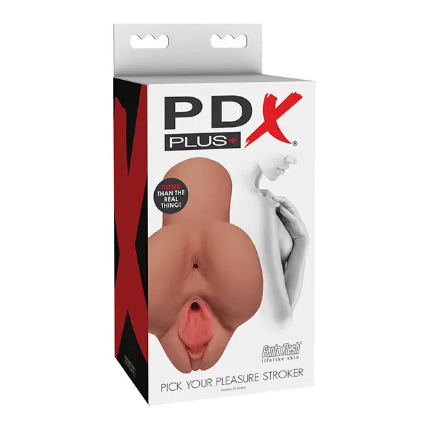 PDX Plus Pick Your Pleasure Stroker - Tan - Dolls & Masturbators