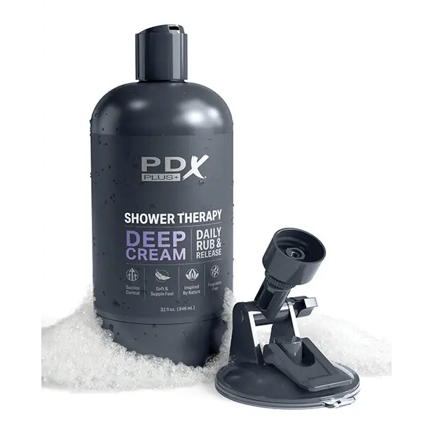 PDX Plus Shower Therapy Deep Cream - Frosted - Dolls & Masturbators