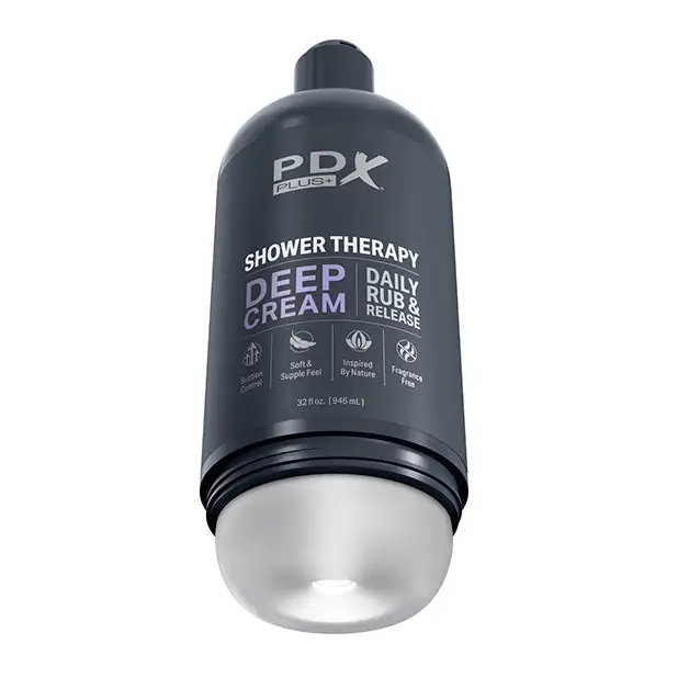 PDX Plus Shower Therapy Deep Cream - Frosted - Dolls & Masturbators