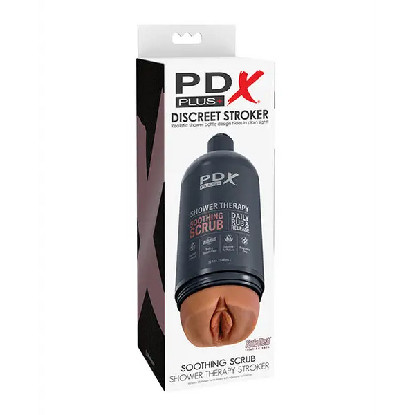 PDX Plus Shower Therapy Soothing Scrub - Tan - Dolls & Masturbators