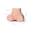 Peach Realistic Butt w/Vagina Anal Sex Doll Torso