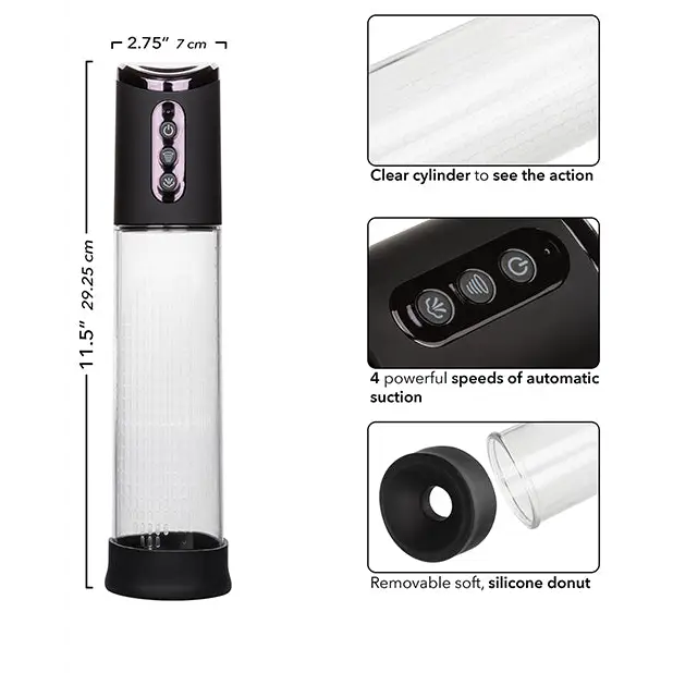 Peak Silicone Rechargeable Pump - Penis Enhancement