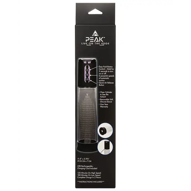 Peak Silicone Rechargeable Pump - Penis Enhancement