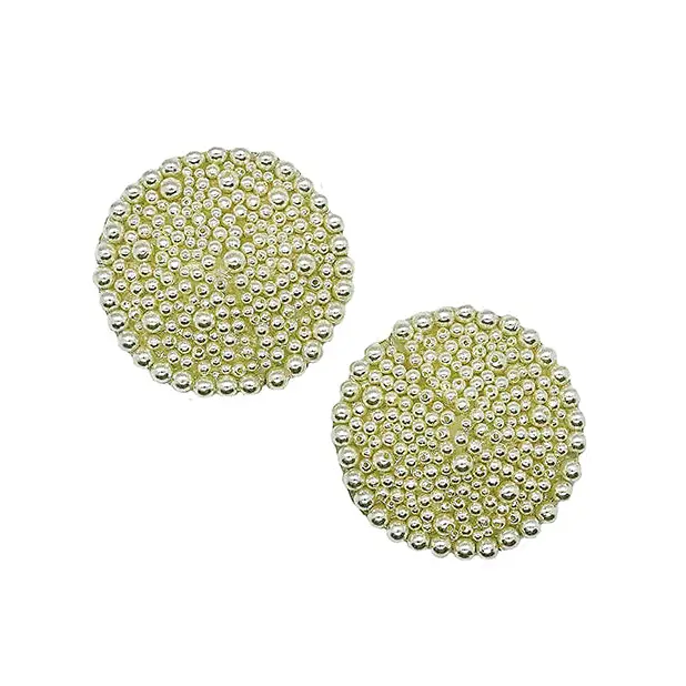 Pearl Reusable Pasties - White O/S - Lingerie - Packaged