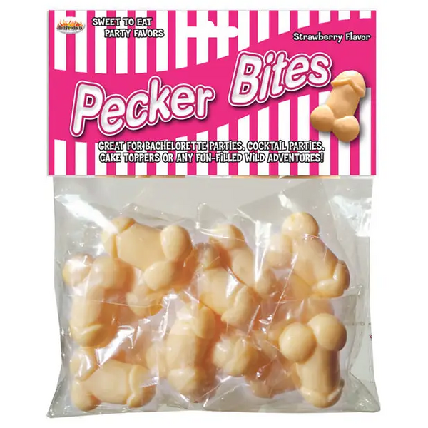 Pecker Bites - Strawberry - Bachelorette & Party Supplies