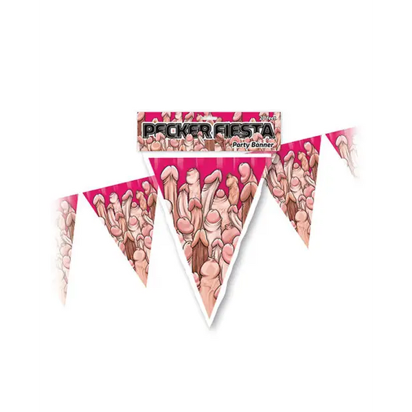 Pecker Fiesta Party Banner - 20ft - Bachelorette & Party Supplies