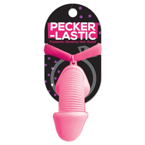 Pecker Lastic Hair Tie - Pink - Bachelorette & Party Supplies