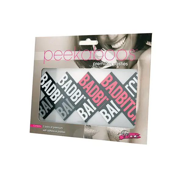 Peekaboos Bad Bitch Pasties - 2 Pairs - Lingerie - Packaged