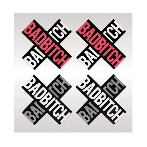 Peekaboos Bad Bitch Pasties - 2 Pairs - Lingerie - Packaged