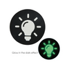Peekaboos Glow in the Dark Light Bulb - Pack of 2 - Lingerie - Packaged