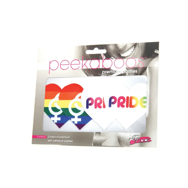 Peekaboos Pride Hearts - Pack of 2 - Lingerie - Packaged