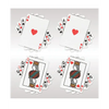 Peekaboos Queens & Aces Pasties - 2 Pairs - Lingerie - Packaged
