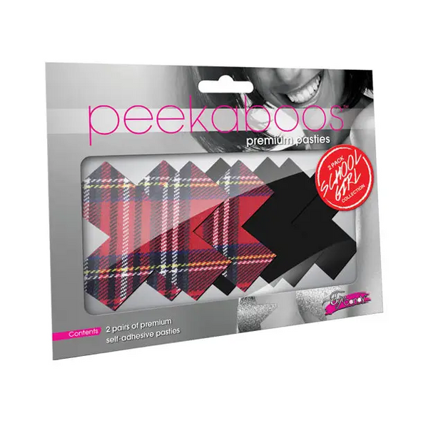 Peekaboos Schoolgirl X O/S - Lingerie - Packaged