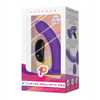 Pegasus 6’’ Rechargeable Curved Peg w/Adjustable Harness & Remote Set - Purple - Strap Ons