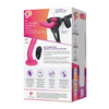 Pegasus 6’’ Rechargeable Ripple Peg w/Adjustable Harness & Remote - Pink - Strap Ons