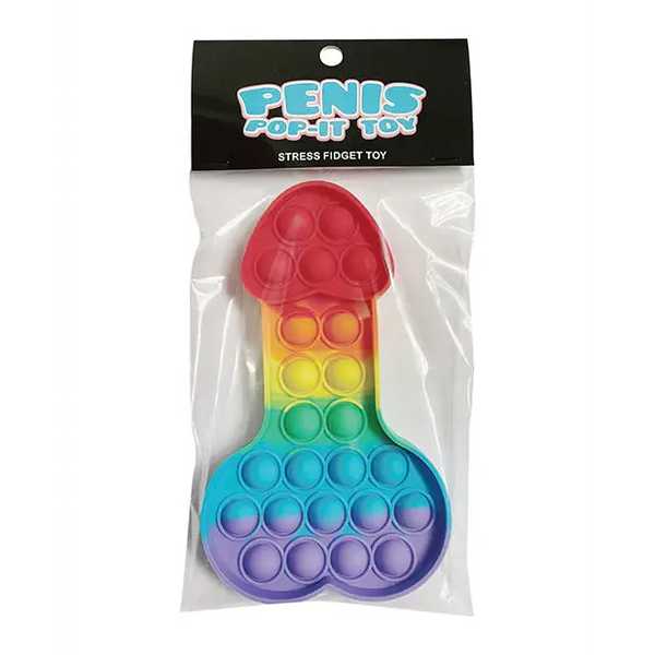 Penis Pop It Fidget Toy - Multi Color - Novelties