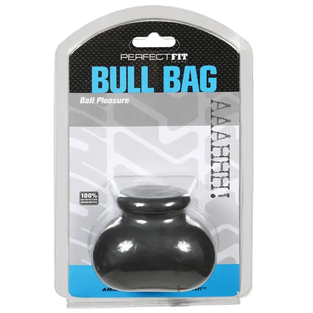 Perfect Fit Bull Bag 3/4’’ Ball Stretcher - Black - Penis Enhancement