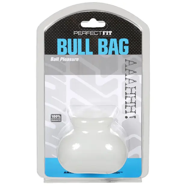 Perfect Fit Bull Bag 3/4’’ Ball Stretcher - Clear - Penis Enhancement