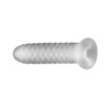 Perfect Fit Fat Boy 5.5’’ Checker Plate Sheath - Clear - Penis Enhancement
