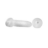 Perfect Fit Fat Boy 5.5’’ Checker Plate Sheath - Clear - Penis Enhancement