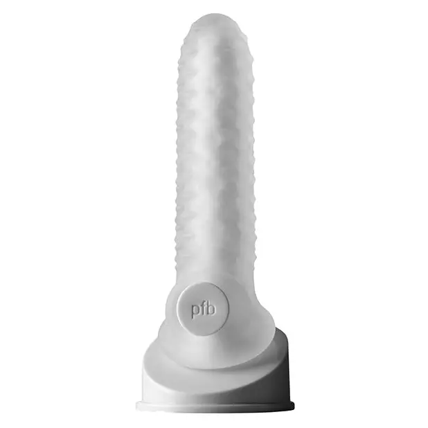 Perfect Fit Fat Boy 6.5’’ Checker Plate Sheath - Clear - Penis Enhancement