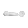 Perfect Fit Fat Boy 7.5’’ Checker Plate Sheath- Clear - Penis Enhancement