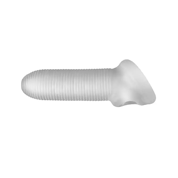 Perfect Fit Fat Boy Micro Ribbed Sheath 5.5’’ - Clear - Penis Enhancement