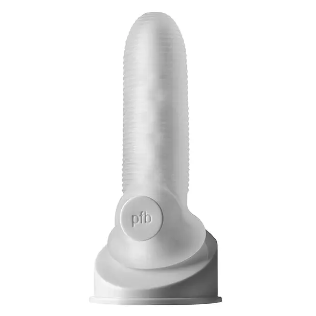 Perfect Fit Fat Boy Micro Ribbed Sheath 5.5’’ - Clear - Penis Enhancement
