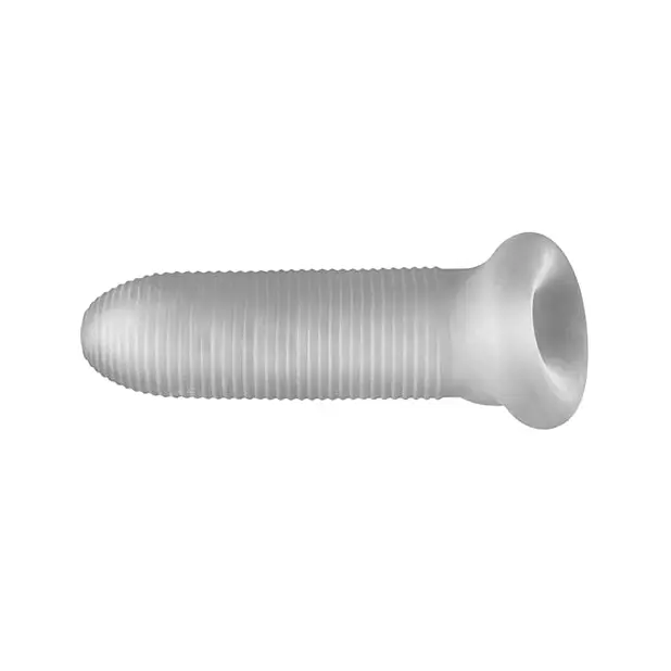 Perfect Fit Fat Boy Micro Ribbed Sheath 5.5’’ - Clear - Penis Enhancement