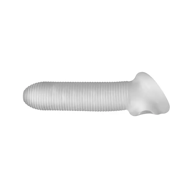 Perfect Fit Fat Boy Micro Ribbed Sheath 6.5’’ - Clear - Penis Enhancement