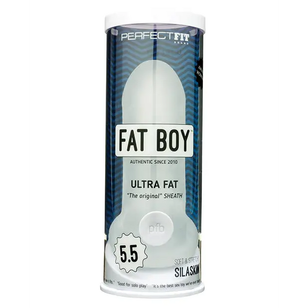Perfect Fit Fat Boy Original Ultra Fat 5.5’’ - Clear - Penis Enhancement