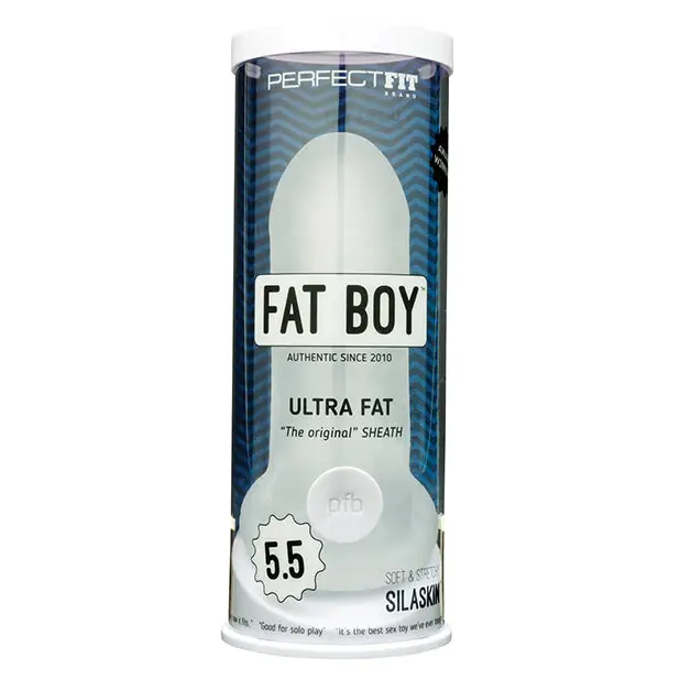 Perfect Fit Fat Boy Original Ultra Fat 5.5’’ - Clear - Penis Enhancement