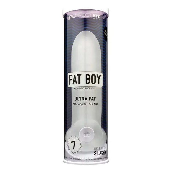 Perfect Fit Fat Boy Original Ultra Fat 7.0’’ - Clear - Penis Enhancement