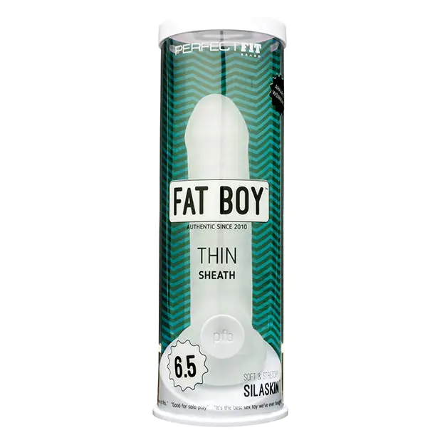 Perfect Fit Fat Boy Thin 6.5’’ - Clear - Penis Enhancement