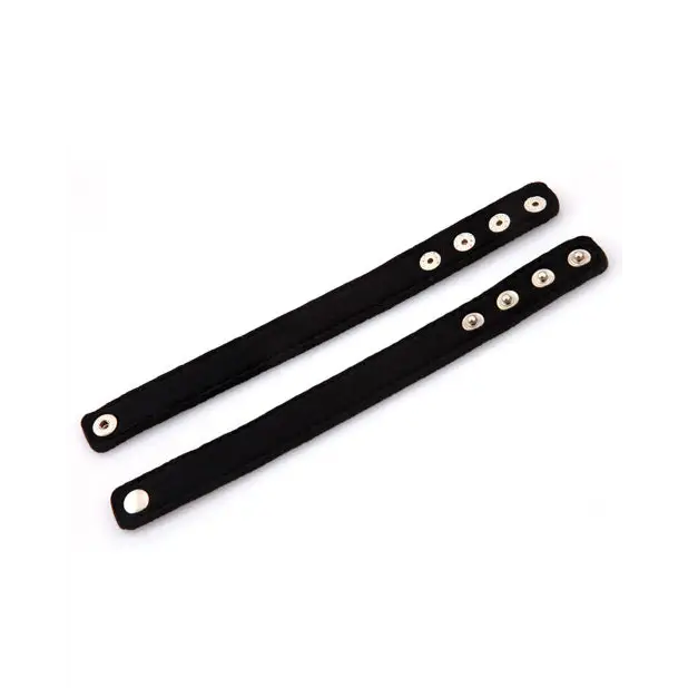 Perfect Fit Neoprene Snap Cock Ring - Black - Penis Enhancement