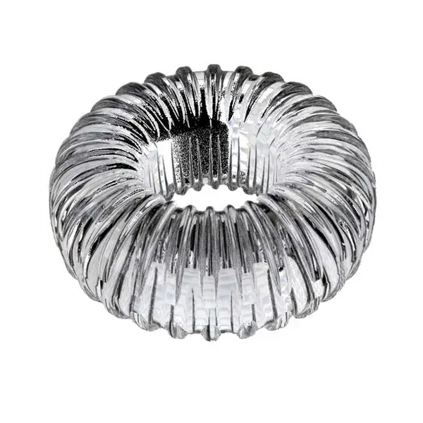 Perfect Fit Ribbed Ring - Clear - Penis Enhancement